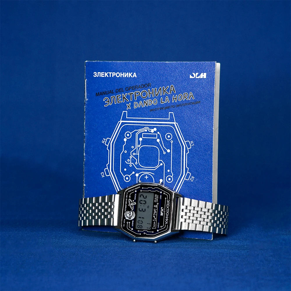 Reloj Elektronika x Dando la Hora P.R.P. 03 Gagarin Módulo "ЧН-55"