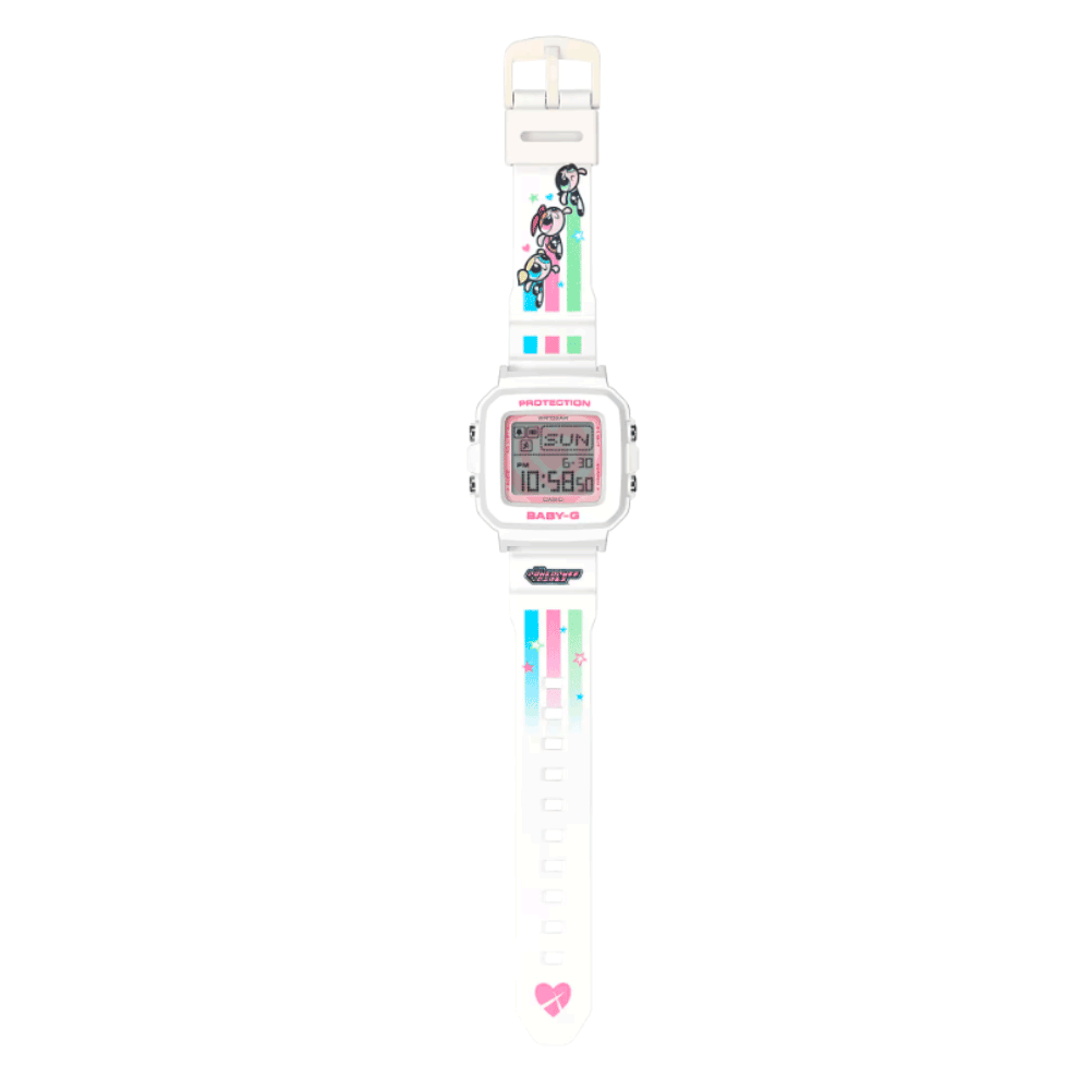 Reloj Casio Baby-G + Plus BGD-10KPP-7JR 10BAR Las Chicas Superpoderosas JDM