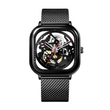 Reloj Ciga Design C Series Skeleton Automático Acero 40mm Negro