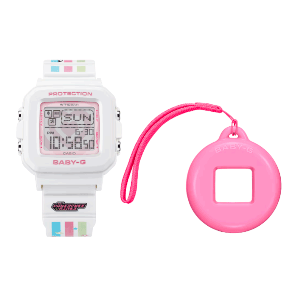 Reloj Casio Baby-G + Plus BGD-10KPP-7JR 10BAR Las Chicas Superpoderosas JDM