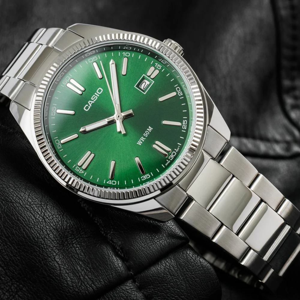 Reloj Casio Análogo MTP-1302PD-3AV Verde 38,5mm