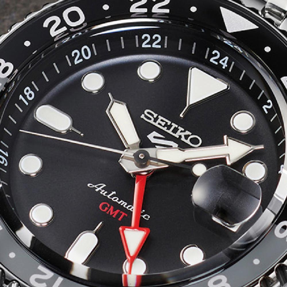 Reloj Seiko 5 GMT Automático SSK001 Metálico 42,5mm Made in Japan