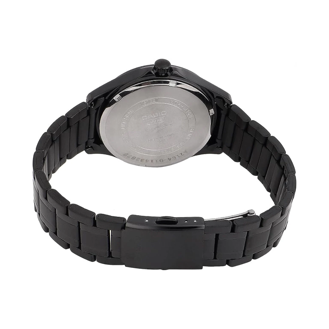 Reloj Casio Análogo MTP-M100B-1A Moonphase Acero 42mm