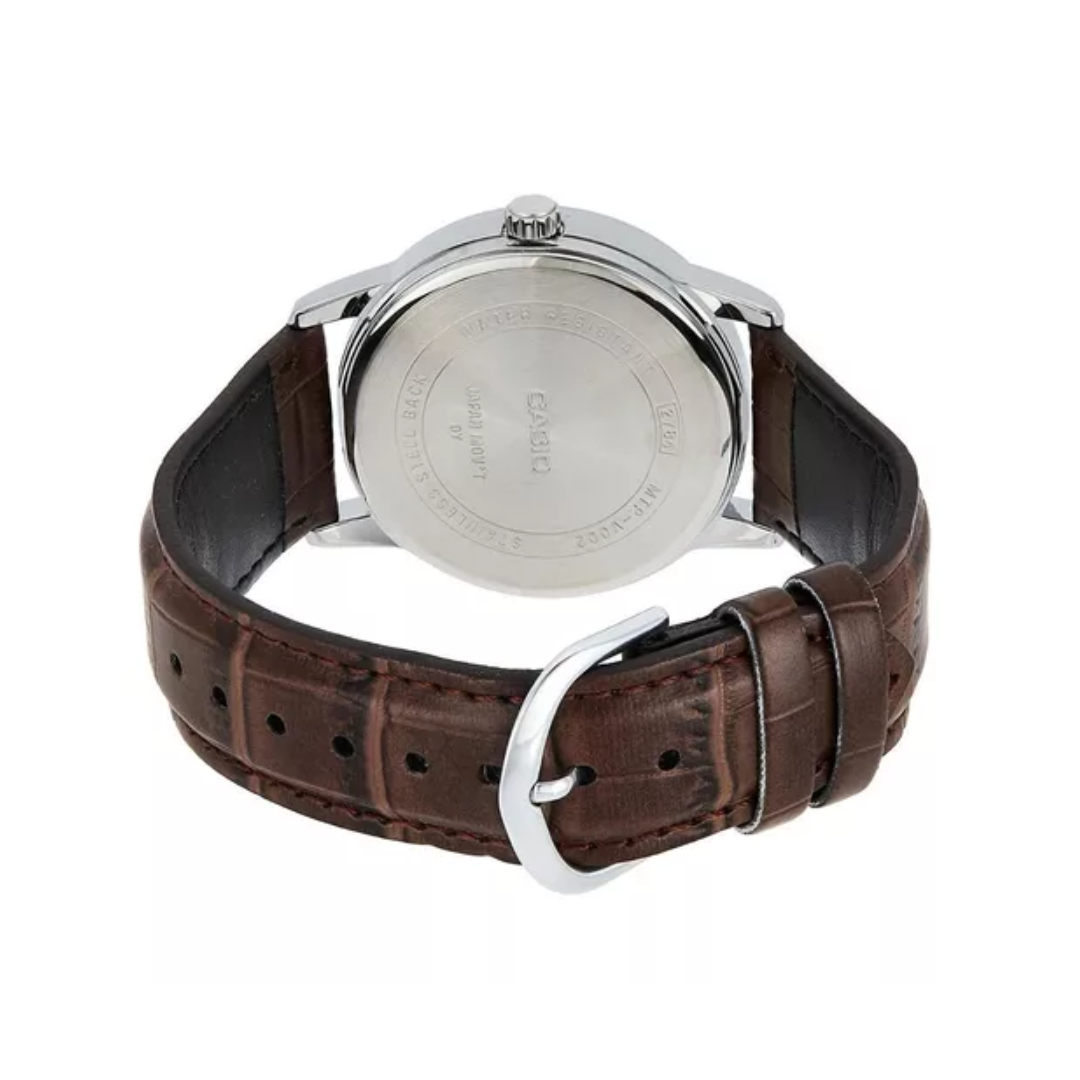 Reloj Casio Análogo MTP-V002L-7B2 Correa de Cuero