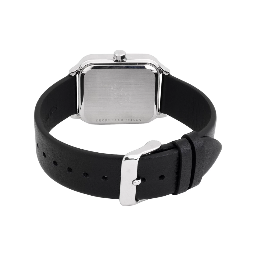 Reloj Casio Análogo MTP-M305L-7A Moonphase Correa de Cuero