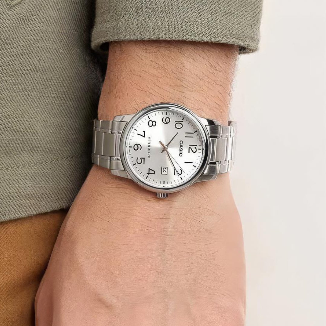 Reloj Casio Análogo MTP-V002D-7B Correa de Acero