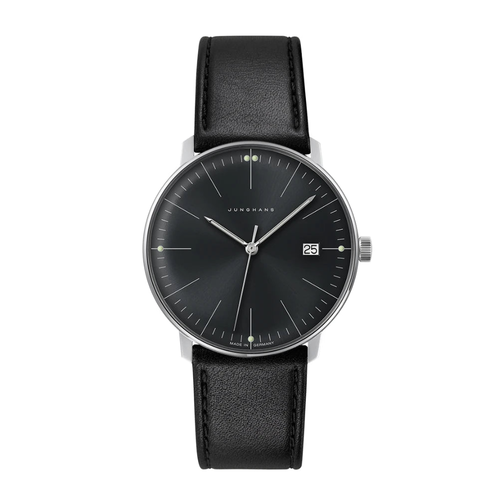 Reloj Junghans Max Bill 41/4465.02 Quartz Negro 38mm