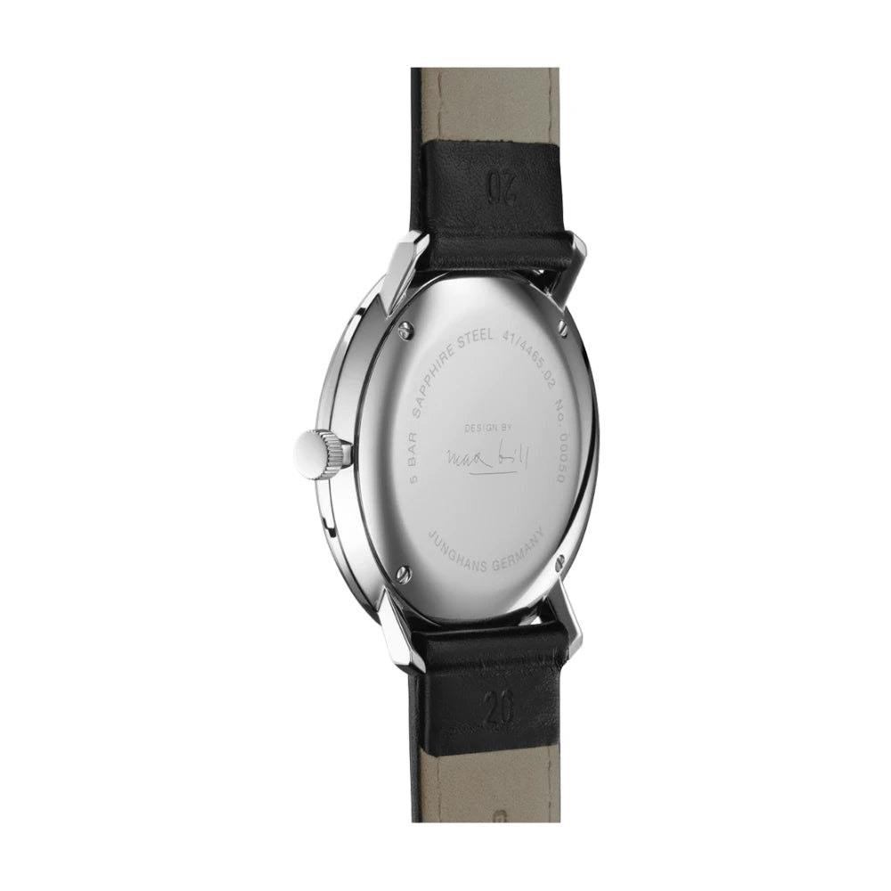 Reloj Junghans Max Bill 41/4465.02 Quartz Negro 38mm