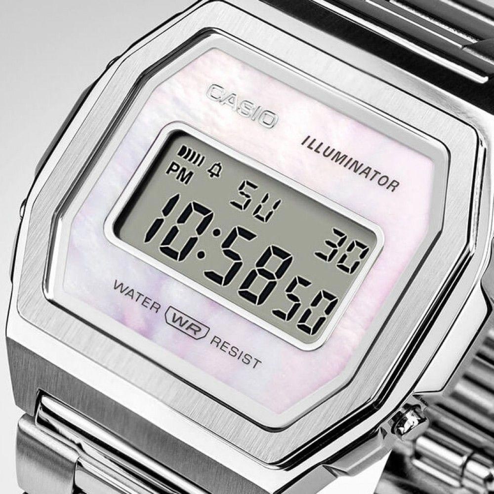 Reloj Casio Vintage A1000D-7EF Caja Metálica Plateado