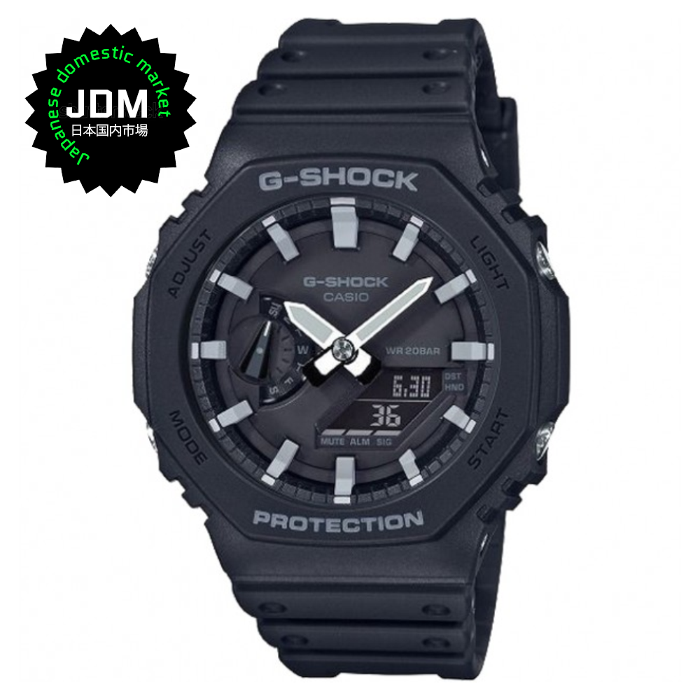Reloj Casio G-Shock Royal Oak "Casioak" GA-2100-1AJF Carbon Core Negro JDM