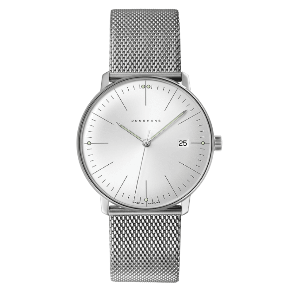 Reloj Junghans Max Bill Quartz 41/4463.46 38mm Quartz Plateado