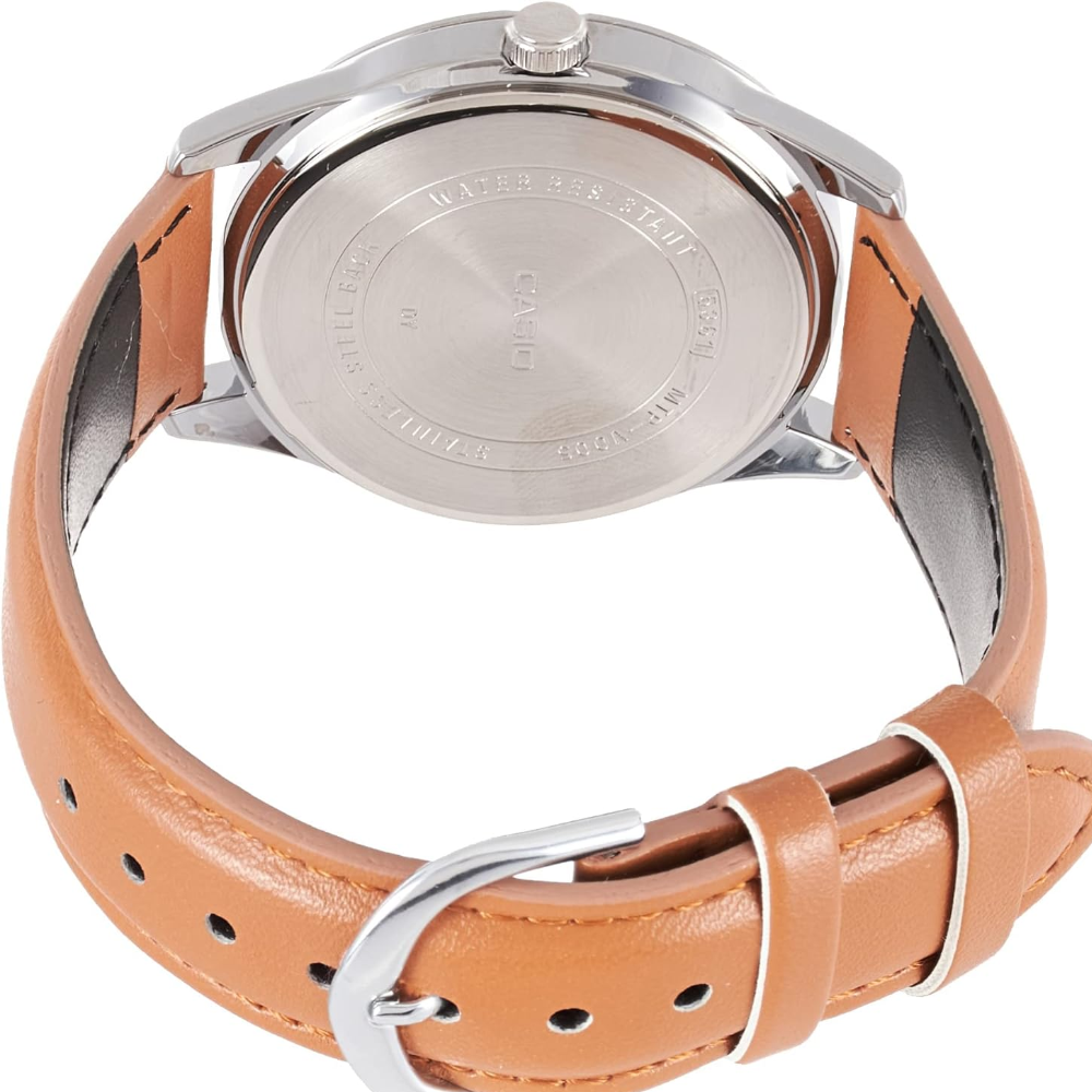 Reloj Casio Análogo MTP-V005L-2B4UDF Correa de Cuero