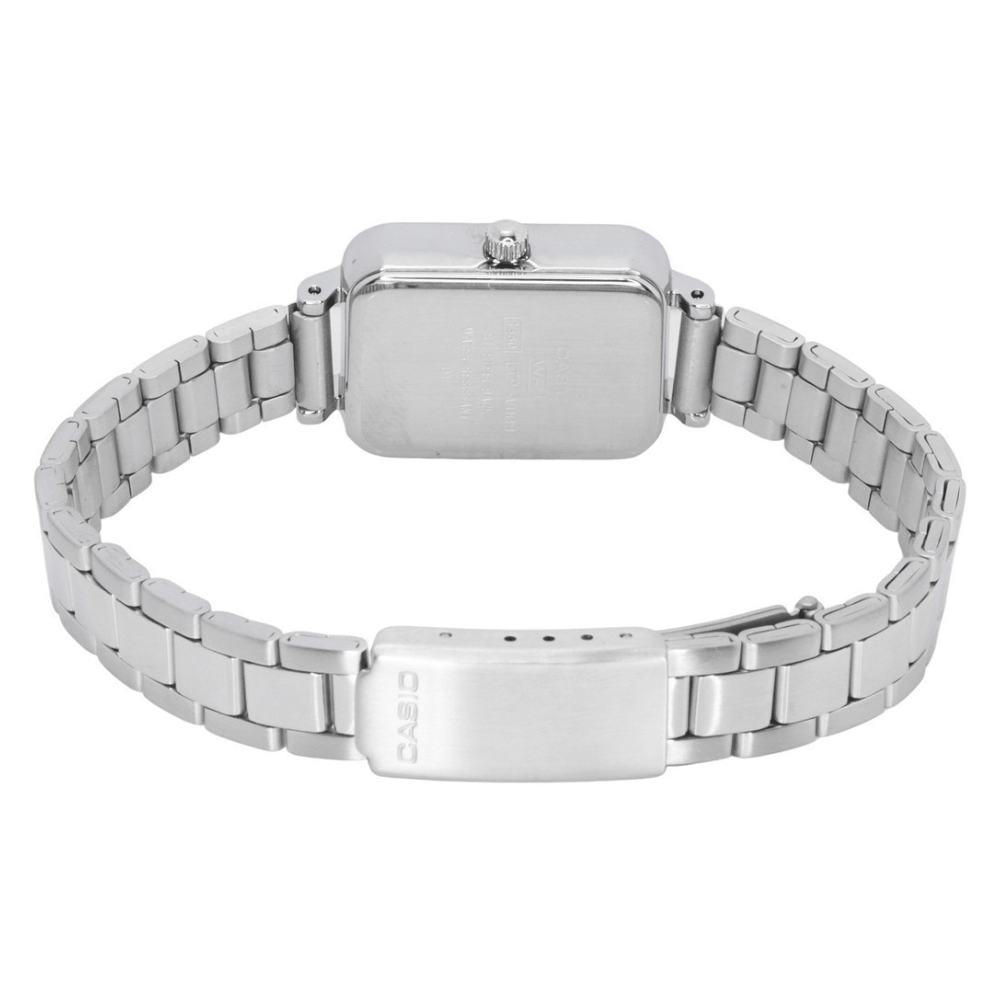 Reloj Casio Tank Análogo LTP-V009D-4E Acero Dial Rosado