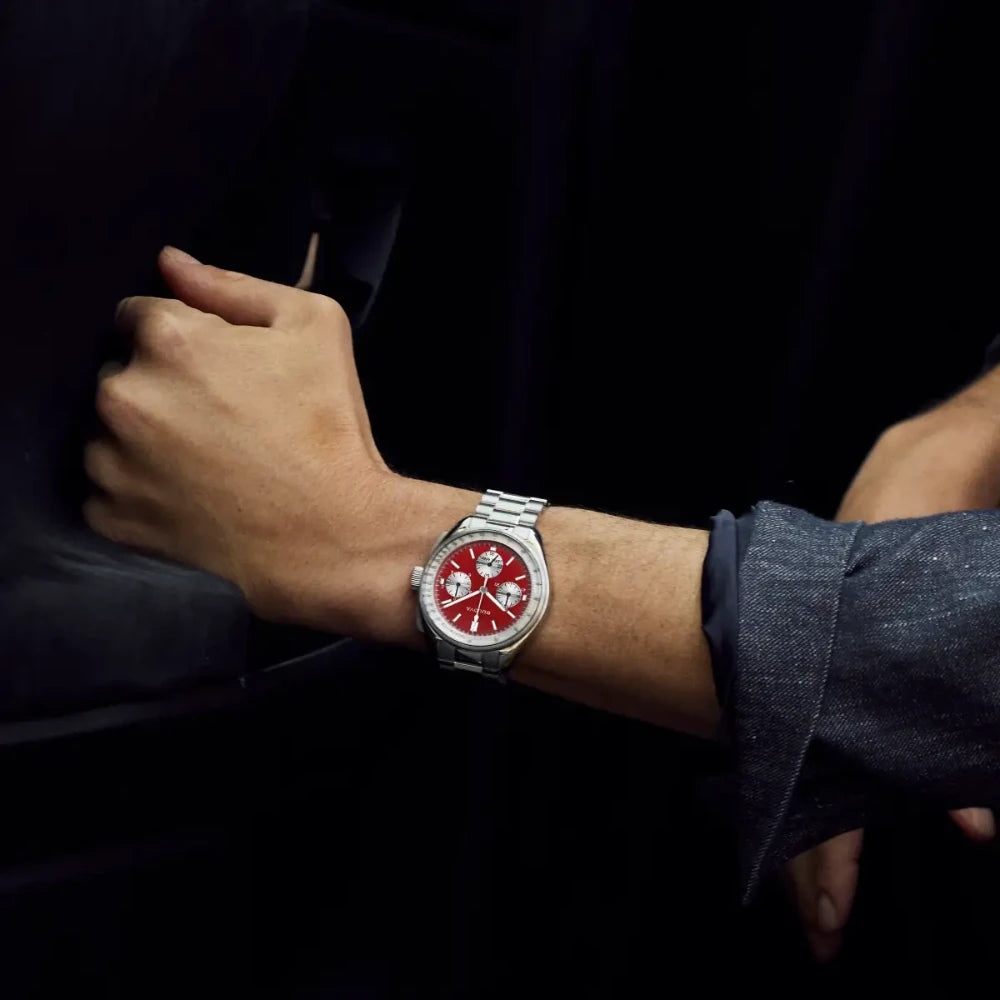 Reloj Bulova Lunar Pilot 96K115 Archive Series Chronograph Rojo 43,5 mm