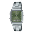 Reloj Casio Vintage AQ-230A-3A Análogo Digital Verde