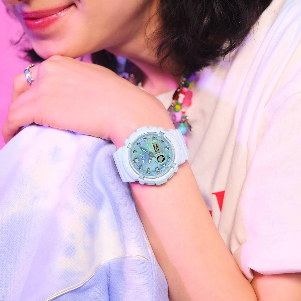 Reloj Casio Baby-G BGA-280TD-2A Celeste 10 bar