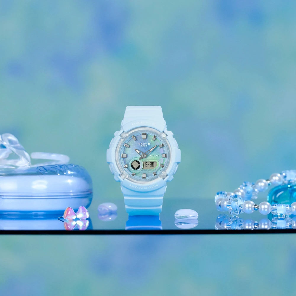 Reloj Casio Baby-G BGA-280TD-2A Celeste 10 bar
