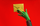 Un sobre amarillo en manos, con fondo rojo, representando la renovación de nuestra imagen tras 7 años de trabajo.