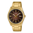 Reloj Casio Análogo MTP-1302PGC-5AV Dorado/Café 38,5mm
