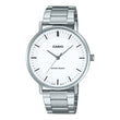 Reloj Casio Análogo MTP-VT04D-7E Dial Cóncavo Blanco 40mm