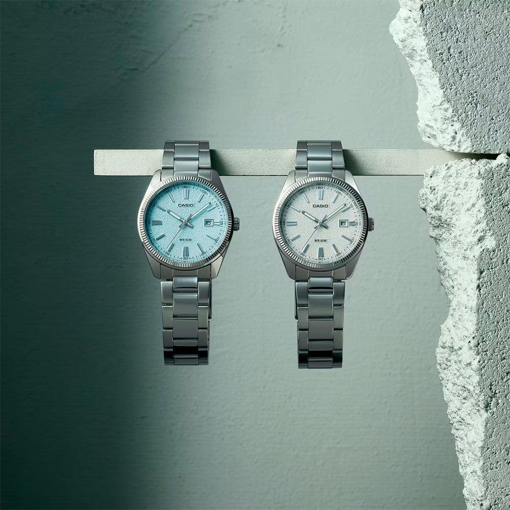 Reloj Casio Análogo MTP-1302DA-7A Blanco 38,5mm