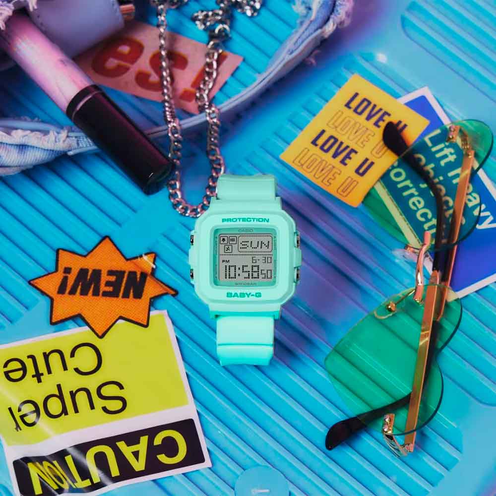 Reloj Casio Baby-G BGD-10-3JF 10BAR Verde JDM