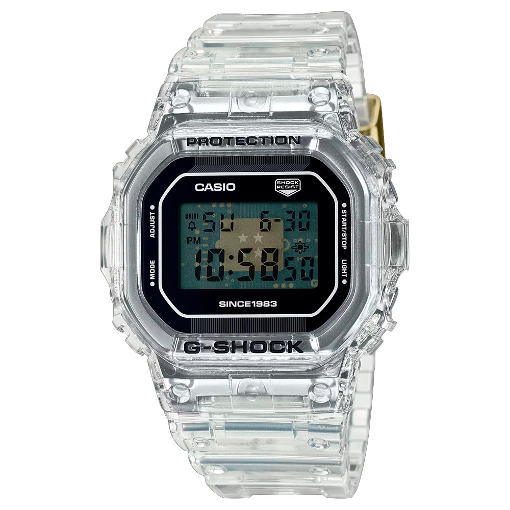 Reloj Casio G-Shock Aniversario DW-5040RX-7DR Dando la Hora