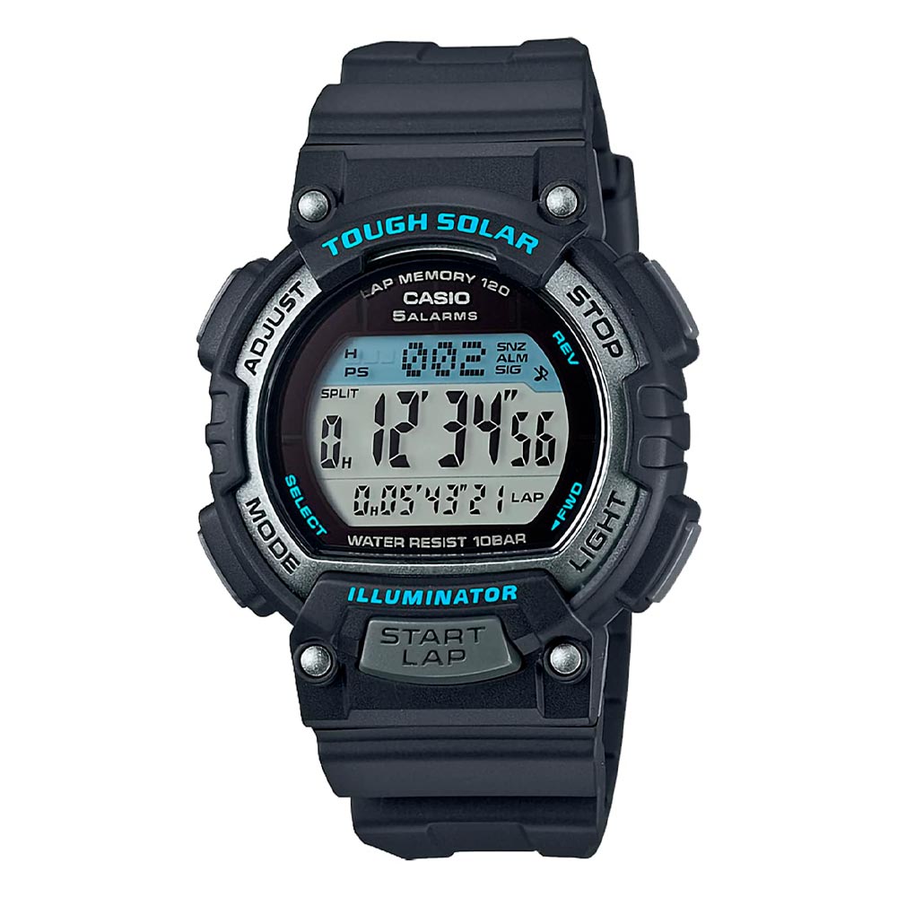 Reloj Casio Lap Memory STL-S110H-1B2CF Tough Solar Dando la Hora