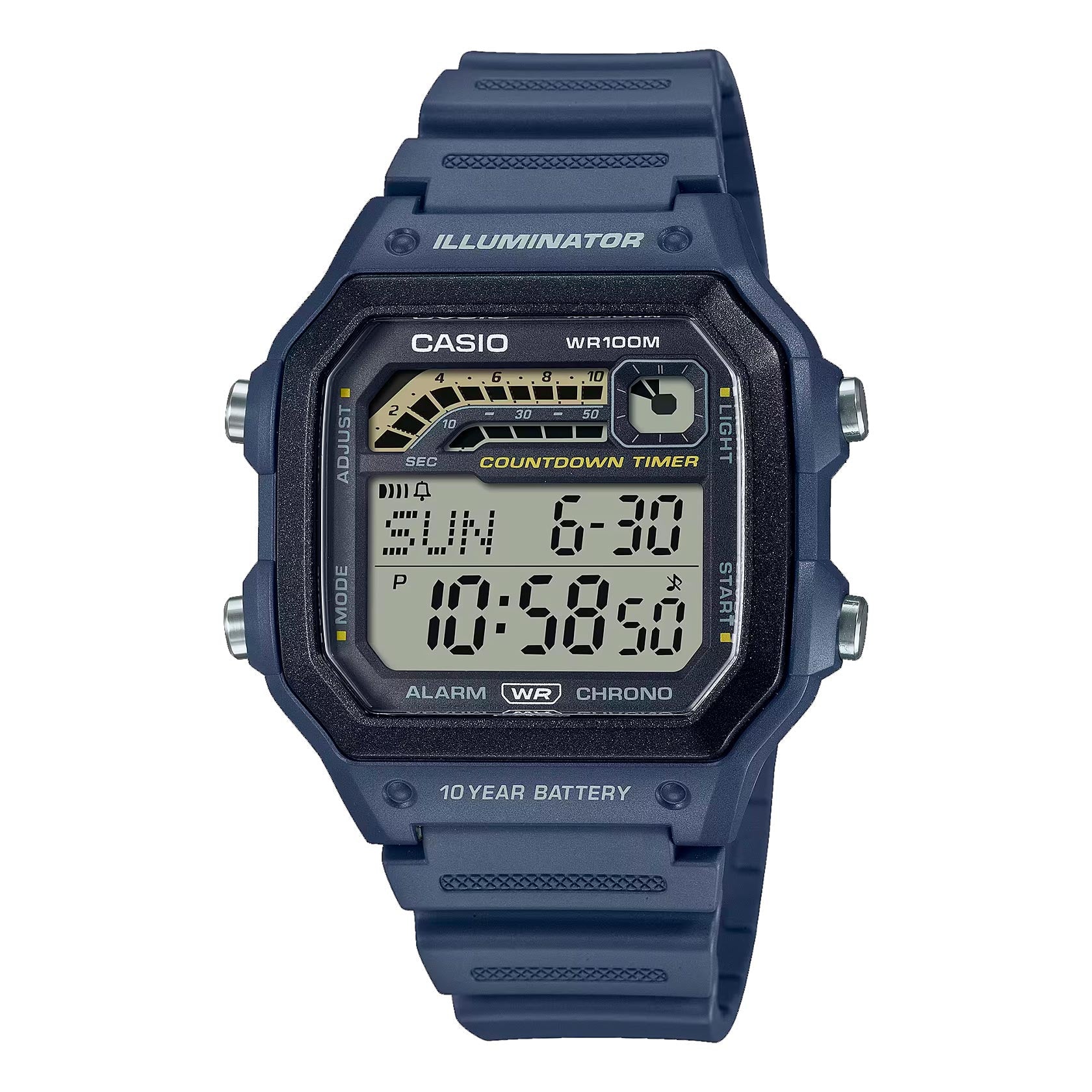 Fecha Cambiar Hora Casio Wr100m Reloj Casio Vintage Countdown