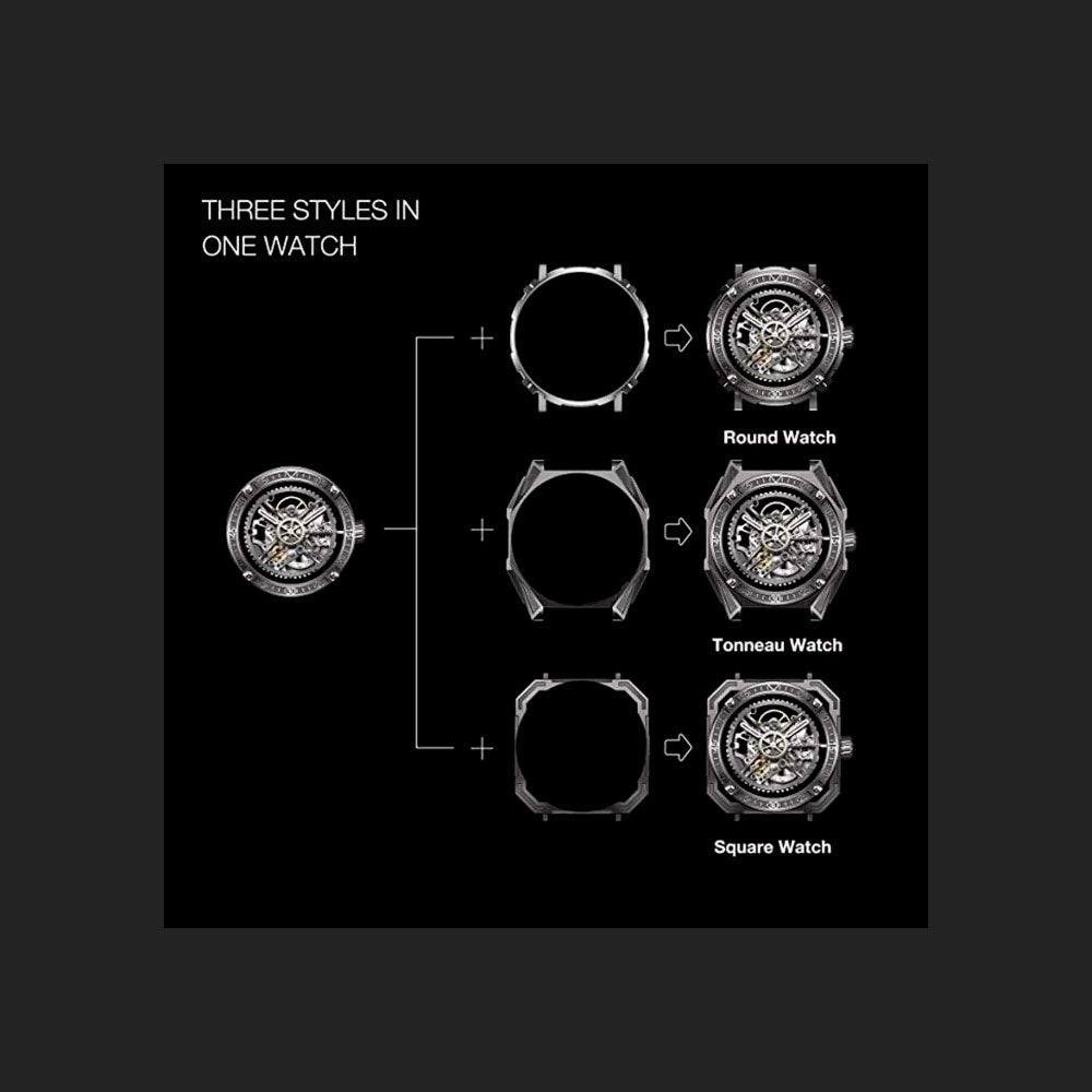 Reloj Ciga Design M Series Magician Automático Acero 3 en 1