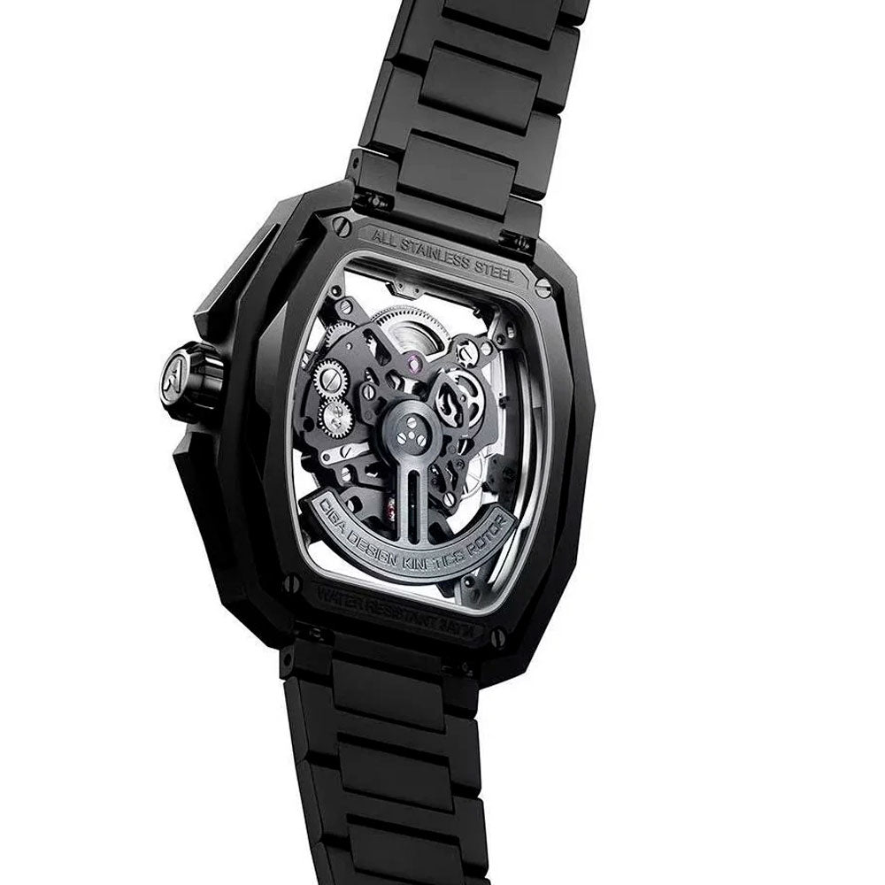 Reloj Ciga Design Z Series Hunter Automático Acero 43mm Negro
