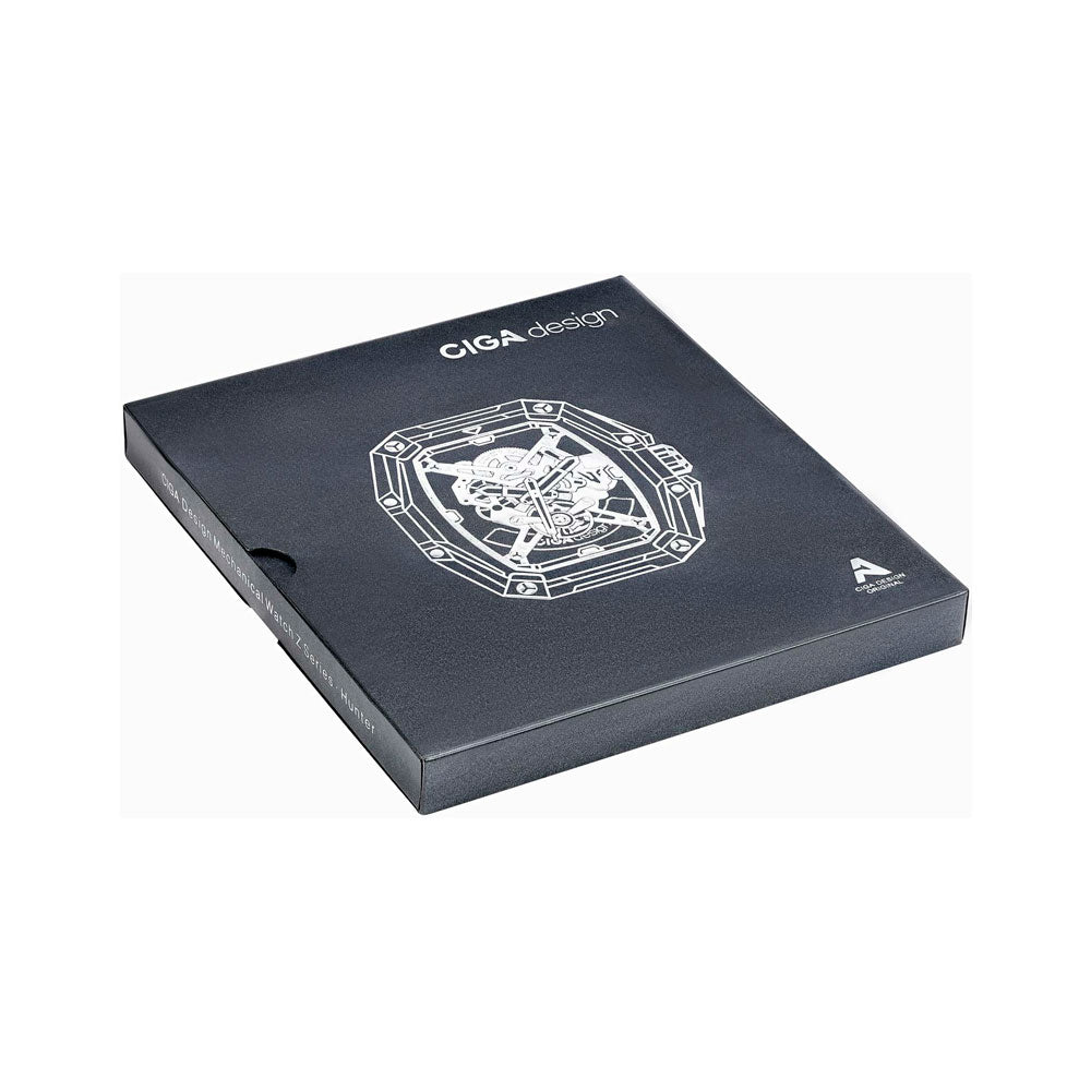 Reloj Ciga Design Z Series Hunter Automático Acero 43mm Negro