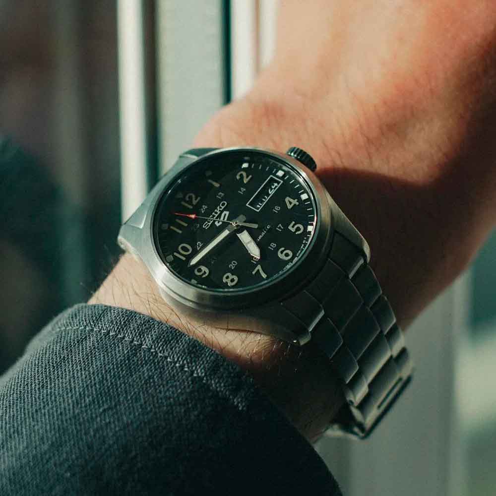 Reloj Seiko 5 SBSA197 Metálico Made in Japan JDM 36,4mm