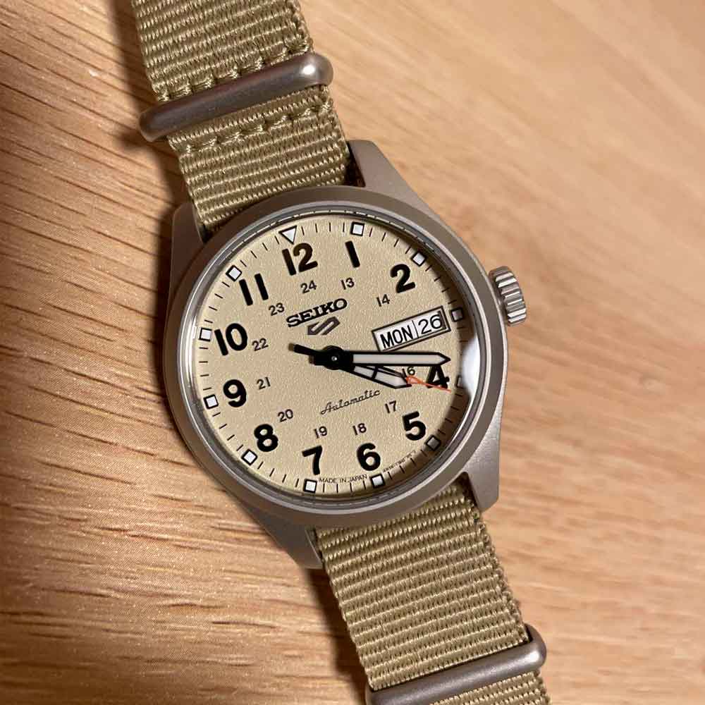 Reloj Seiko 5 SBSA199 Nato Made in Japan JDM 36,4mm