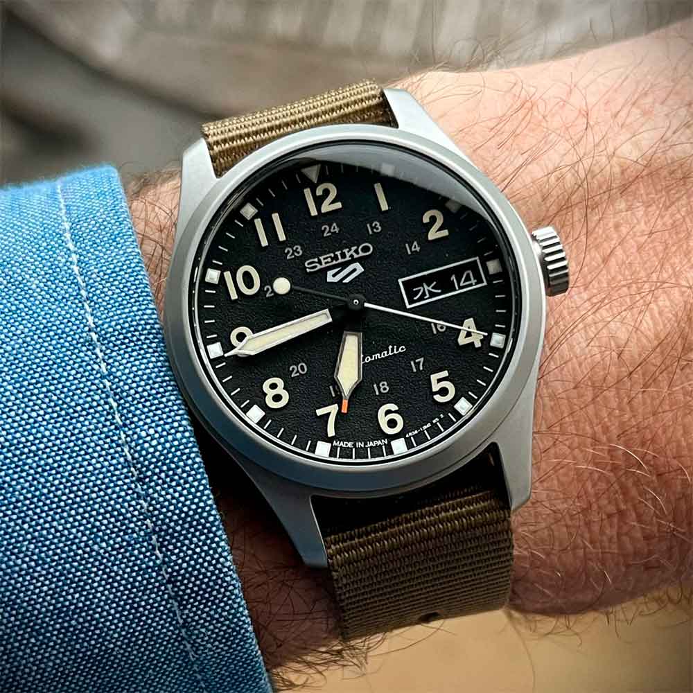 Reloj Seiko 5 SBSA201 Nato Made in Japan JDM 36,4mm