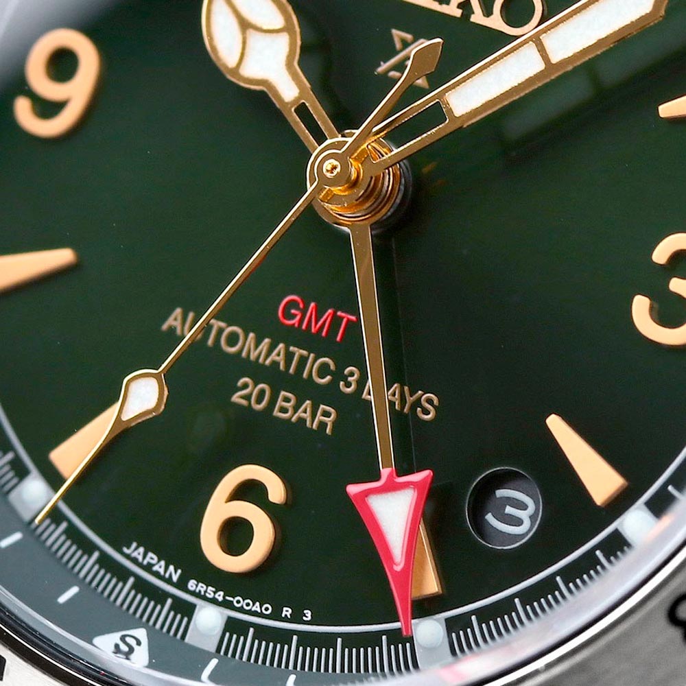 Reloj Seiko Alpinist GMT SBEJ005 Made in Japan 6R54 39,5mm JDM