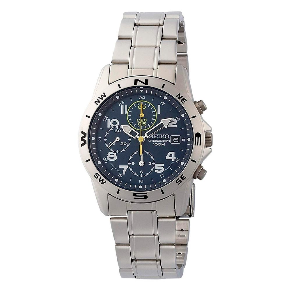 Reloj Seiko Chronograph SND379P1 Quartz Acero JDM 39 mm - Dando la Hora