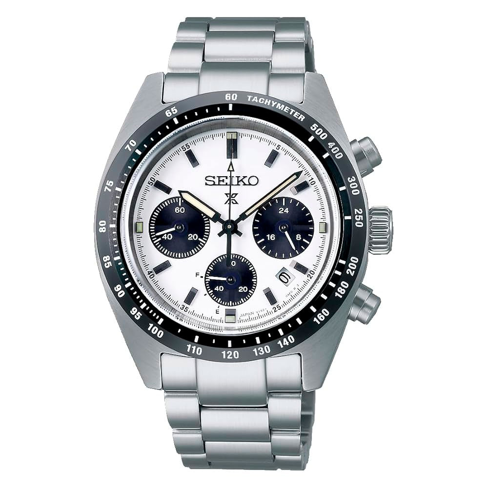 SEIKO PROSPEX SBDL085 美品　sbdl085 Reloj Seiko SBDL085 Speedtimer Chrono Solar Panda 42,2mm Made in
