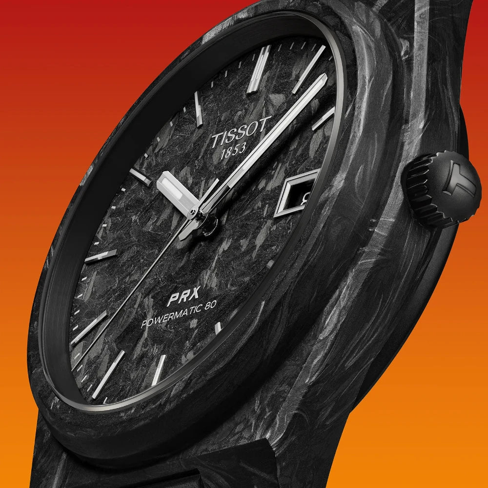 Reloj Tissot PRX T137.907.97.201.00 Powermatic 80 Carbon 40.5mm