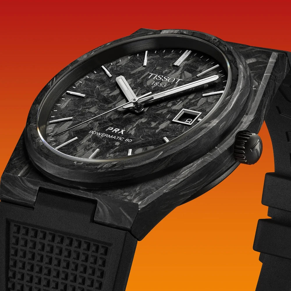 Reloj Tissot PRX T137.907.97.201.00 Powermatic 80 Carbon 40.5mm