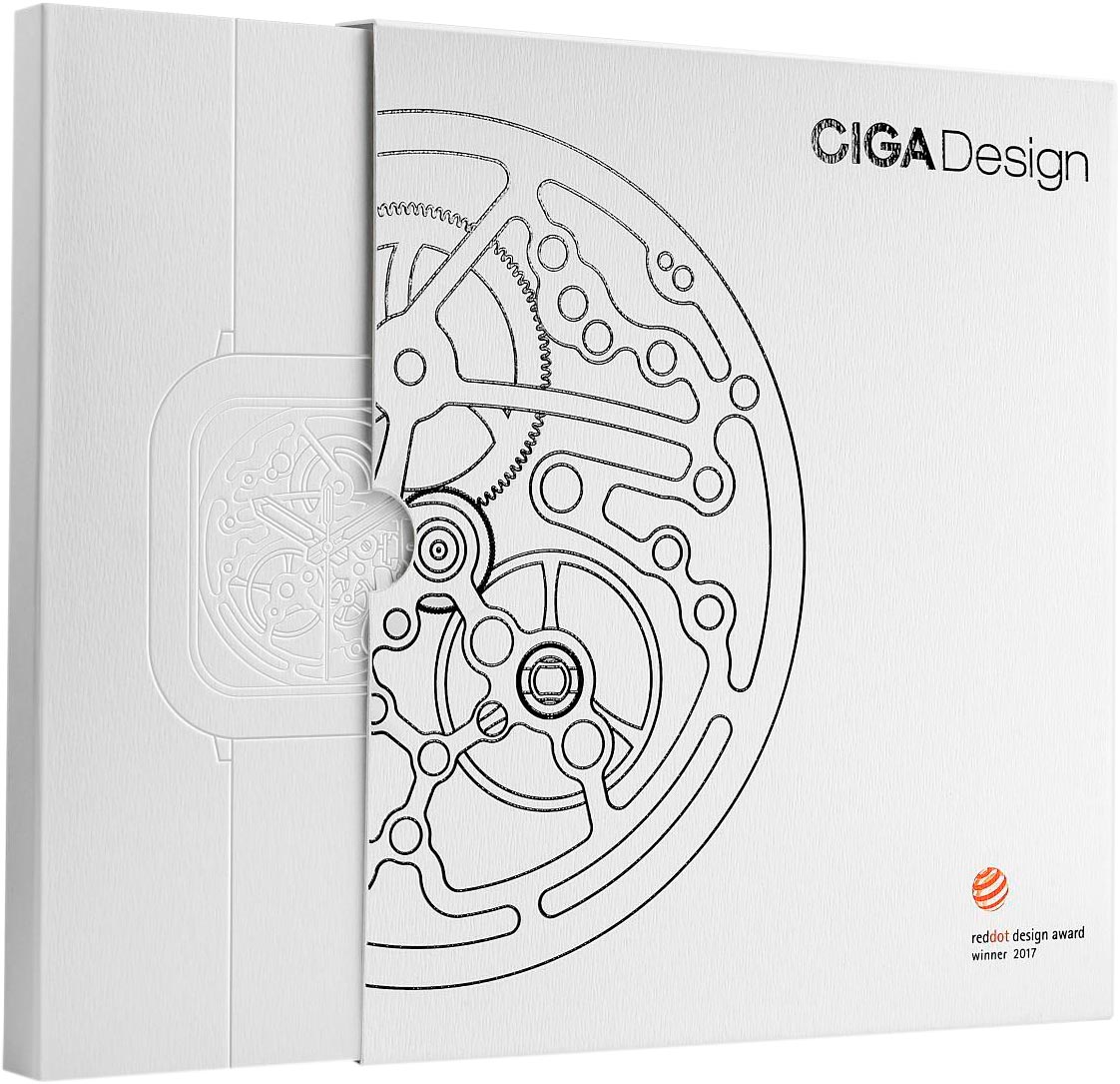 Reloj Ciga Design C Series Skeleton Automático Acero 40mm Negro