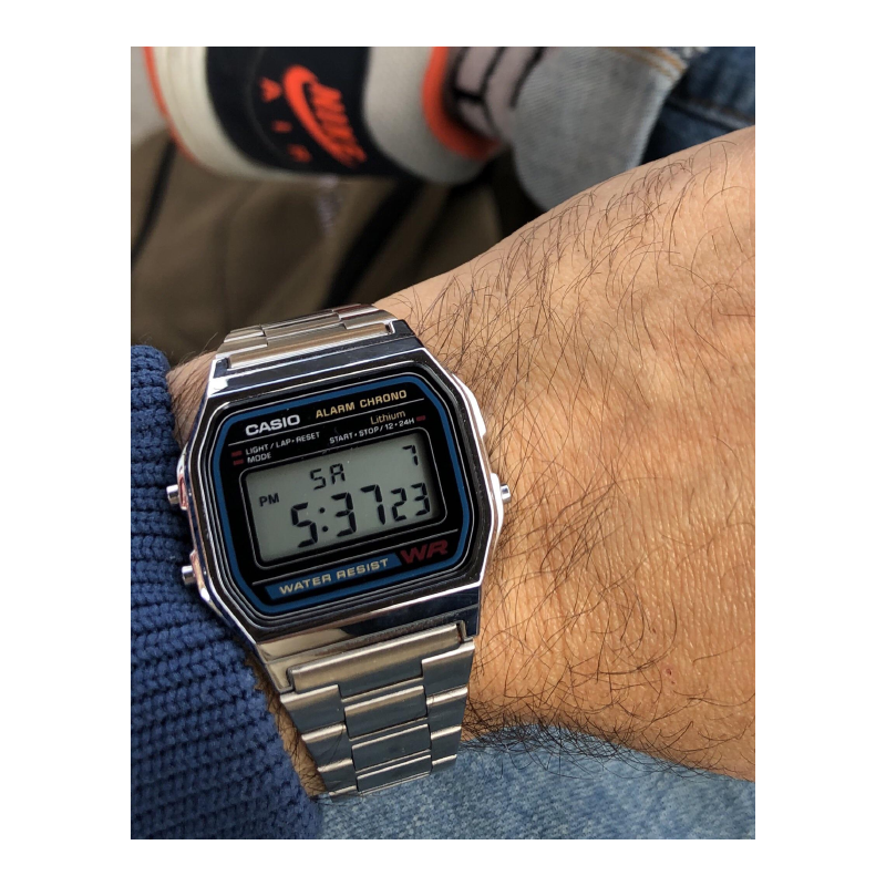 Reloj Casio Vintage A158WA-1DF Azul/Plateado