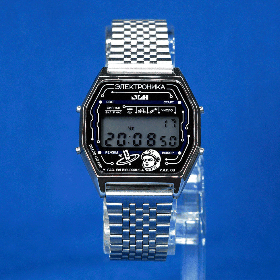 Reloj Elektronika x Dando la Hora P.R.P. 03 Gagarin Módulo "ЧН-55"