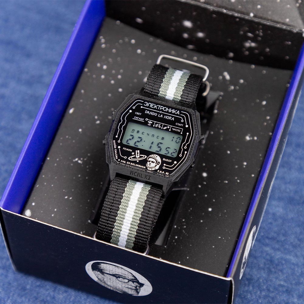 Reloj Elektronika x Dando la Hora P.R.P. 02 Gagarin Módulo "ЧН-55"