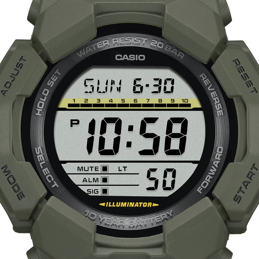 Reloj Casio G-Shock Vintage Digital GD-010-3 Verde