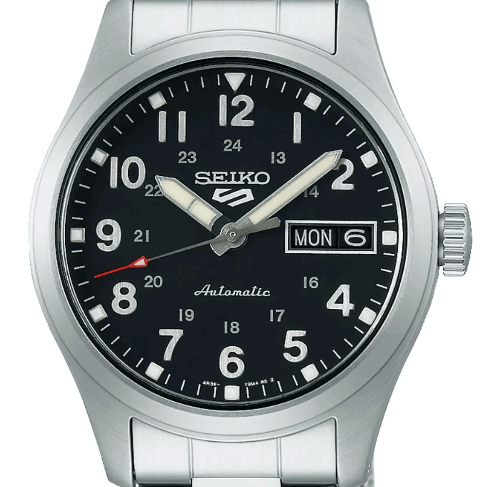 Reloj Seiko 5 Análogo Automático SRPJ81 Made in Japan 36,4mm
