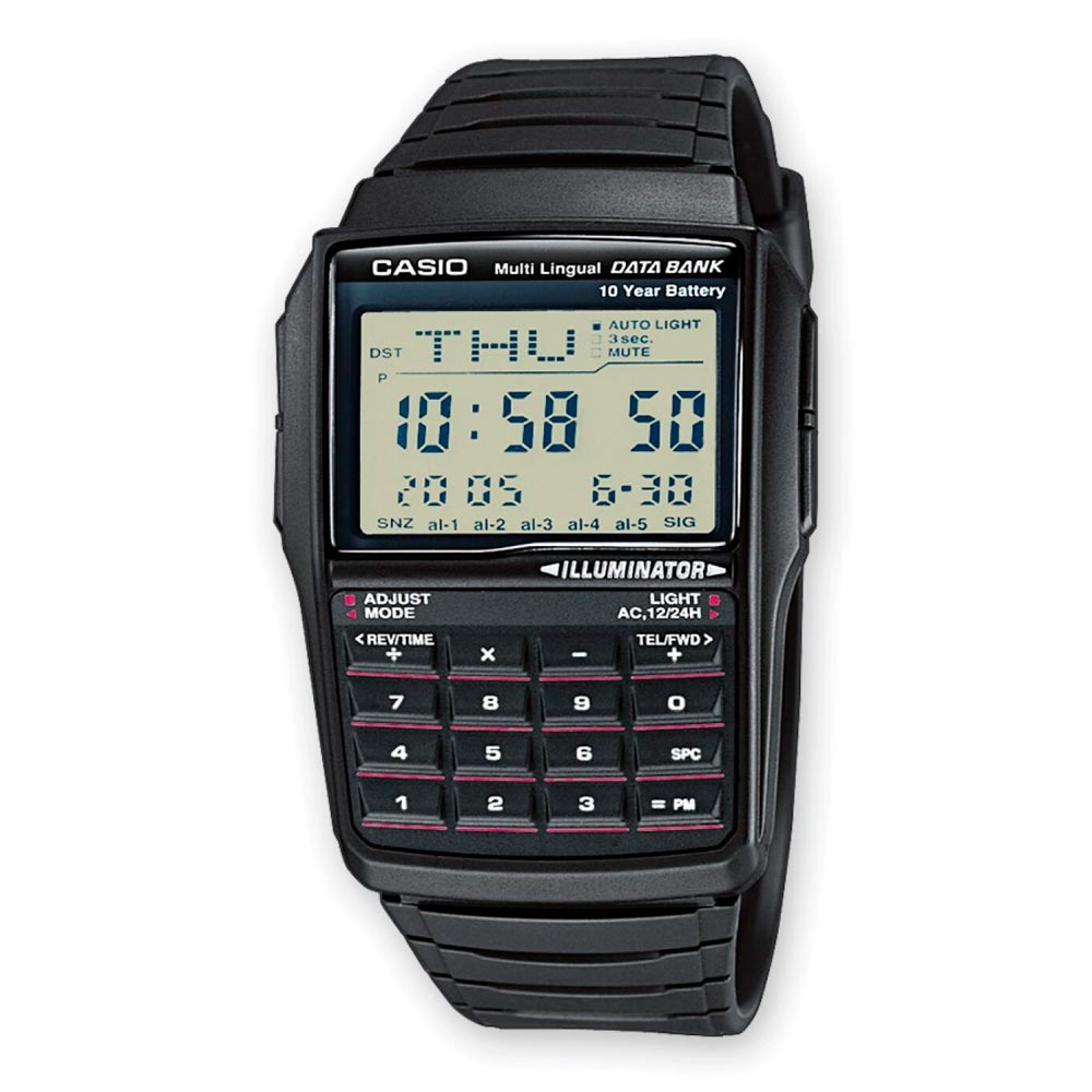Reloj Calculadora Casio Databank Vintage DBC-32-1ADF  - Dando la Hora