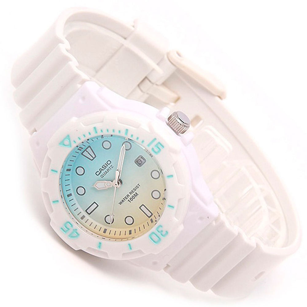 Reloj Casio Análogo LRW-200H-2E2VDR Blanco Mini Buceo - Dando la Hora