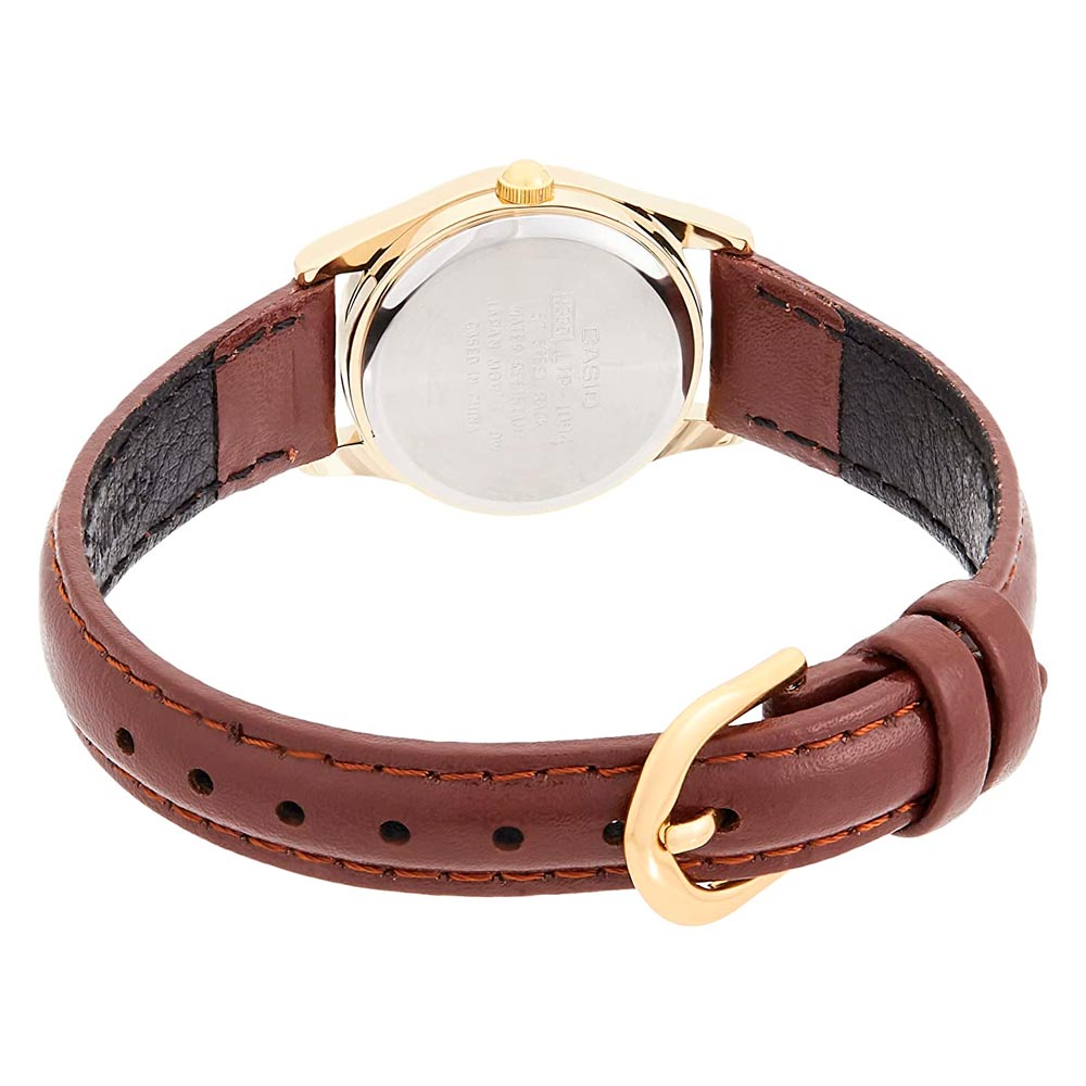 Reloj Casio Análogo LTP-1094Q-7B6 Correa de Cuero Pingüinos