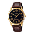 Reloj Casio Análogo MTP-V001GL-1BUDF Negro Correa de Cuero